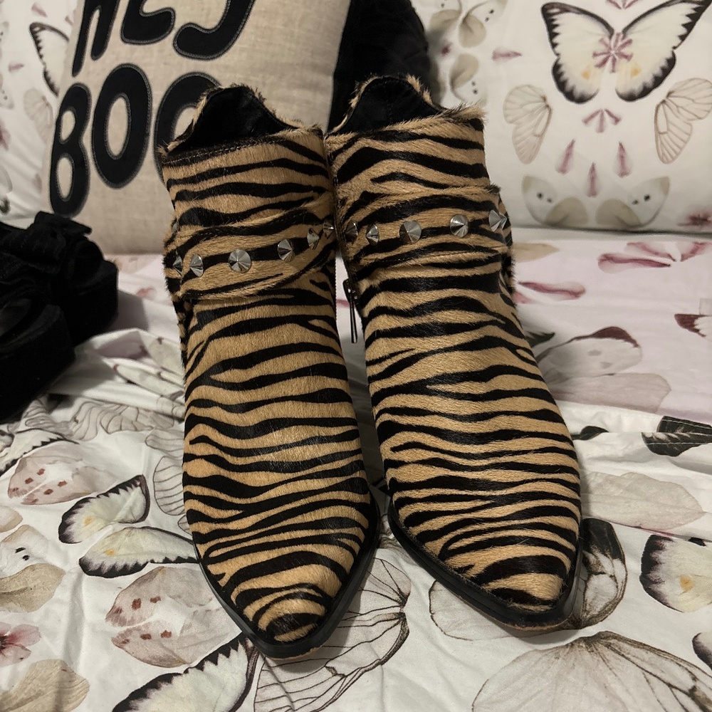 Jessica Simpson studded booties